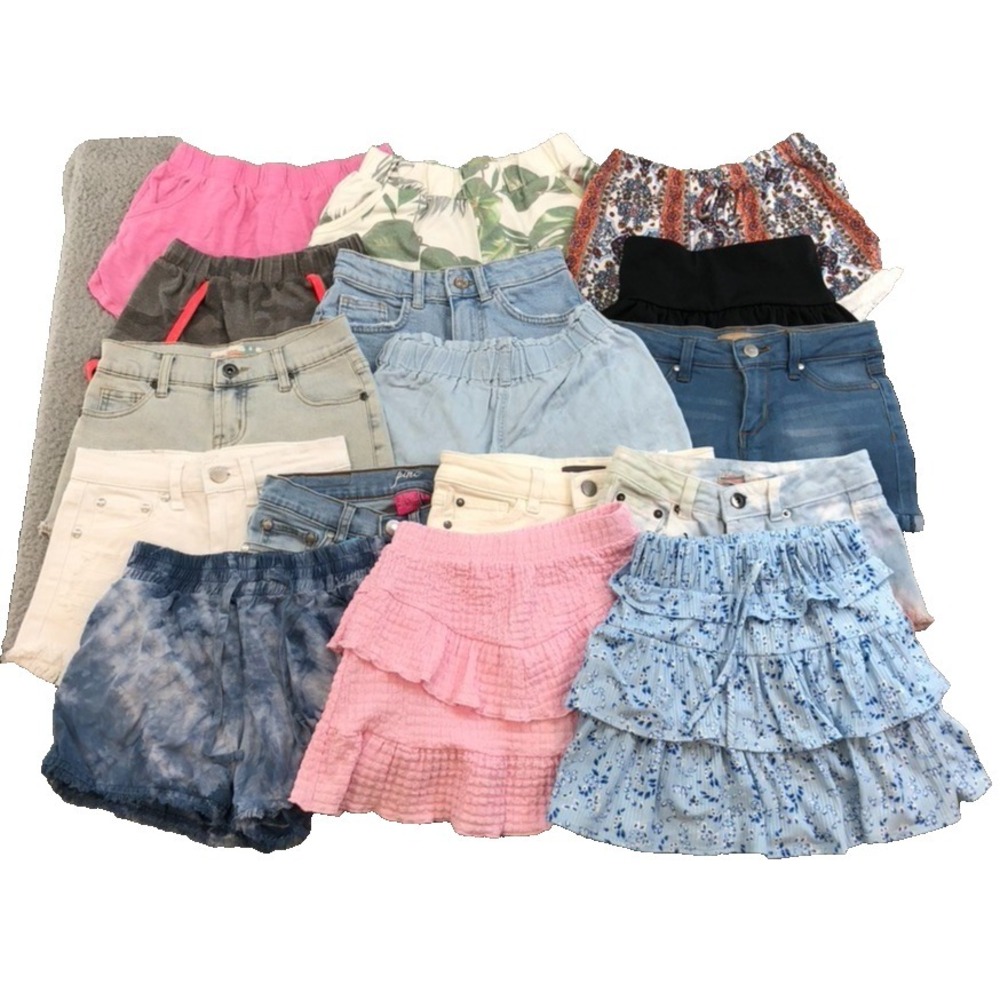 DL1961 Pinc Bella Dahl Zara Joah Love Short Skirt Lot Girls 8 9 Denim School